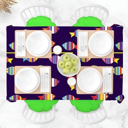ArtzFolio Multicoloured Anti-Slip 8-Seater Table Cover-image-11