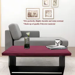 Stylista Maroon Waterproof 2 Seater Table Cover-image-5