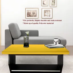 Stylista Yellow Waterproof Rectangle 91.44 cm x 60.96 cm Table Cover-22