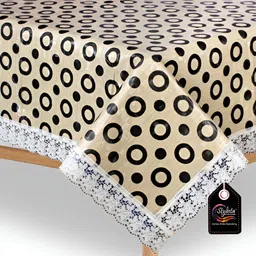 Stylista Yellow 4 Pieces Polk Waterproof Table Cover-16