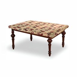 Stylista Yellow Floral Waterproof 4-Seater Table Cover-image-47