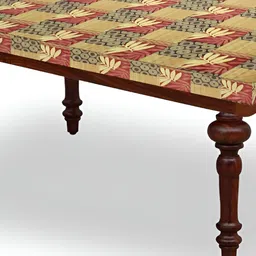 Stylista Yellow & Grey Ethnic Motifs Rectangle 4 Seater Table Cover-image-37