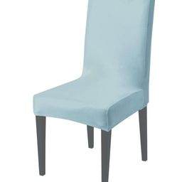 HOKIPO Blue 200 GSM Velvet Chair Cover-image-92