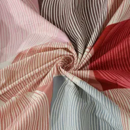 Arrabi Multi Abstract Printed 6-Seater Table Cover image 3