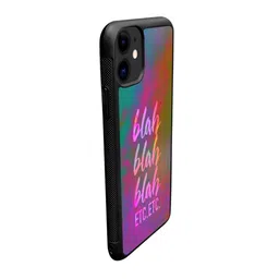 macmerise Blah Blah Typography Printed iPhone 11 Bumper Case Cover image 2
