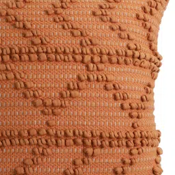 eyda Rust Set of 2 Self Design Square Cushion Covers image 4