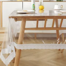 Homerz Transparent Waterproof Plastic 8-Seater Table Cover-picture-23
