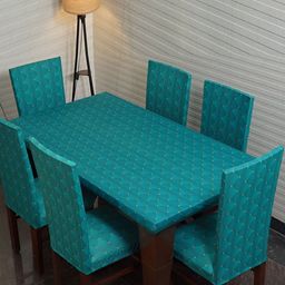 Eleganta Green Anti-Slip 4-Seater Table Cover-25