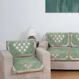 MORADO Green 10 Pieces 5 Seater Sofa Cover-10