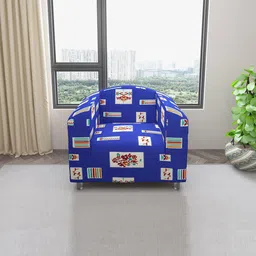 DREAM CARE Purple & Beige Printed Stretchable 1-Seater Sofa Cover With Anti Slip Foam Sticks-image-65