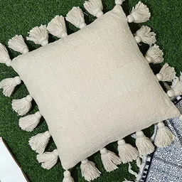 HERE&NOW Beige Square Cushion Covers-picture-30