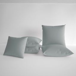 Divine Casa Grey Set of 5 Velvet Square Cushion Covers-44