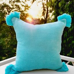 THROWPILLOW Turquoise Blue Square Cushion Covers-image-62