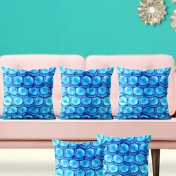 ArtzFolio Multicoloured Set of 5 Square Cushion Covers image 1