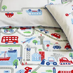 Silverlinen Dinosaurs 250 TC Cotton King Bedsheet with Pillow Cover-image-54
