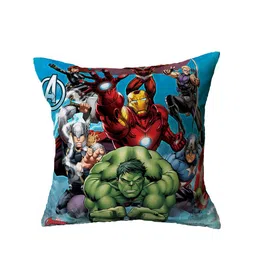 Marvel Blue & Red Avengers Square Cushion Covers-image-93