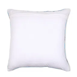 SPACES Blue & White Checked Square Cushion Covers image 3