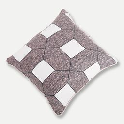 SWAYAM White & Black Set of 2 Geometric Square Cushion Covers image 2