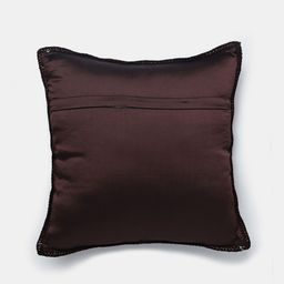Saral Home Brown Set of 2 Geometric Square Cushion Covers image 3