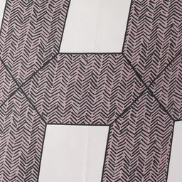 SWAYAM White & Black Set of 2 Geometric Square Cushion Covers image 3