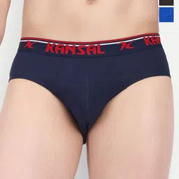 KANSAL Pack Of 3 Cotton Basic Briefs 4.CUT_1051_P3_NCrB-picture-20