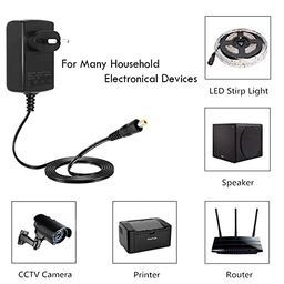 generic HRtronics® - DC 5V 2A Power Adaptor for Tablet,arduino Board,Router, Modem and Other, CCTV Camera,SMPS for LCD Monitor,Router Modem,LED Strip Light,Set Top Box, TV Power Adaptor,Black image 5