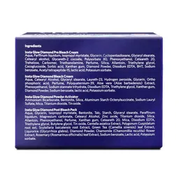 VLCC Set of 3 Insta Glow Diamond Bleach with Pre Bleach Cream & Post Bleach Pack- 30g each image 2