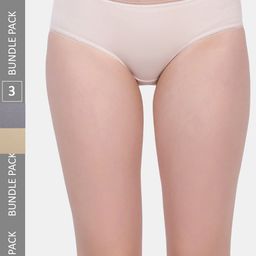 Amour Secret Women Pack Of 3 Anti-Bacterial Hipster Briefs-image-30
