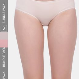 Amour Secret Women Pack Of 3 Anti-Bacterial Knitted Hipster Briefs-image-82
