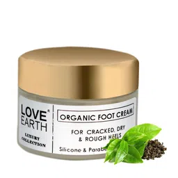 LOVE EARTH Organic Foot Cream for Cracked, Dry & Rough Heels - 50 g-54