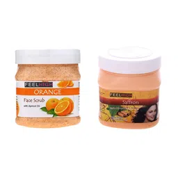 FEELHIGH Set of Orange Scrub & Saffron Cream 500ml each-47