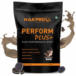 Nakpro Perform Plus+ High Performance Whey,  2.2 lb  Cookies & Cream -16