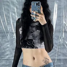 LULU & SKY Print Crop Top-picture-31