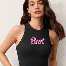 TABADTOD Printed Round Neck Crop Top-image-19