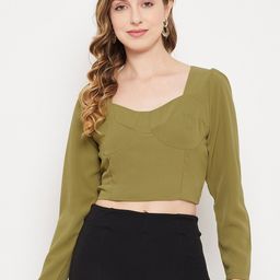 Madame Square Neck Crop Top-image-60