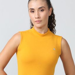 Lovable Sport High Neck Fitted Crop Top-image-92