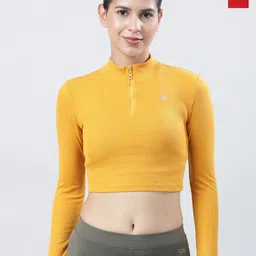 Lovable Sport Pack Of 2 Solid Knits High Neck Crop Top-39