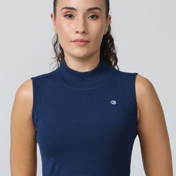 Lovable Sport High Neck Fitted Crop Top-31