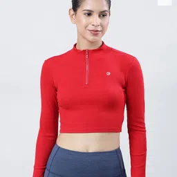 Lovable Sport Pack Of 2 Solid Knits High Neck Crop Top-7