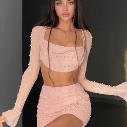 StyleCast Embellished Crop Top-picture-7
