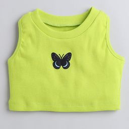 AWW HUNNIE Girls Graphic Printed Cotton Crop Top-image-87