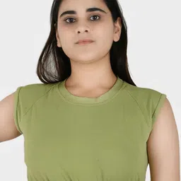 Blissence Cape Sleeve Crop Top-image-83