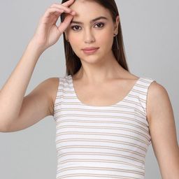 Dressitude Women Striped Cotton Tank Crop Top-picture-15
