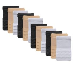 qoxolyz Bra Extender 12 Pieces (4 HOOK 4 RAW) Stretchy Soft and Comfortable Bra Strap Extender for Women in Pregnency or Weight gain. image 1