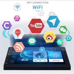 modishombre Modorwy TS7 Universal Advanced Android Quad Core Processor | 9.1 Inch Full HD 1080P | Android 10.1 | 2GB RAM/32GB ROM|HiFi Audio|GPS Tracking|Including HD Rear Camera All Car - incl. Honda Brio and Mobilio Frame with Socket image 2