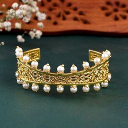 Voylla Gold-Plated Cuff Bracelet-picture-29