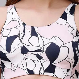 Soie Floral Printed Full Coverage Beginners Bra With All Day Comfort image 2