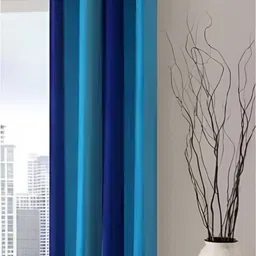 Shopgallery Blue Room Darkening Long Door Curtain-22