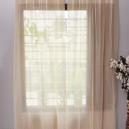 Homefab India Polyester Set of 4 Sheer Long Door Curtain-11