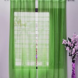 Homefab India Polyester Set of 4 Sheer Long Door Curtain-8